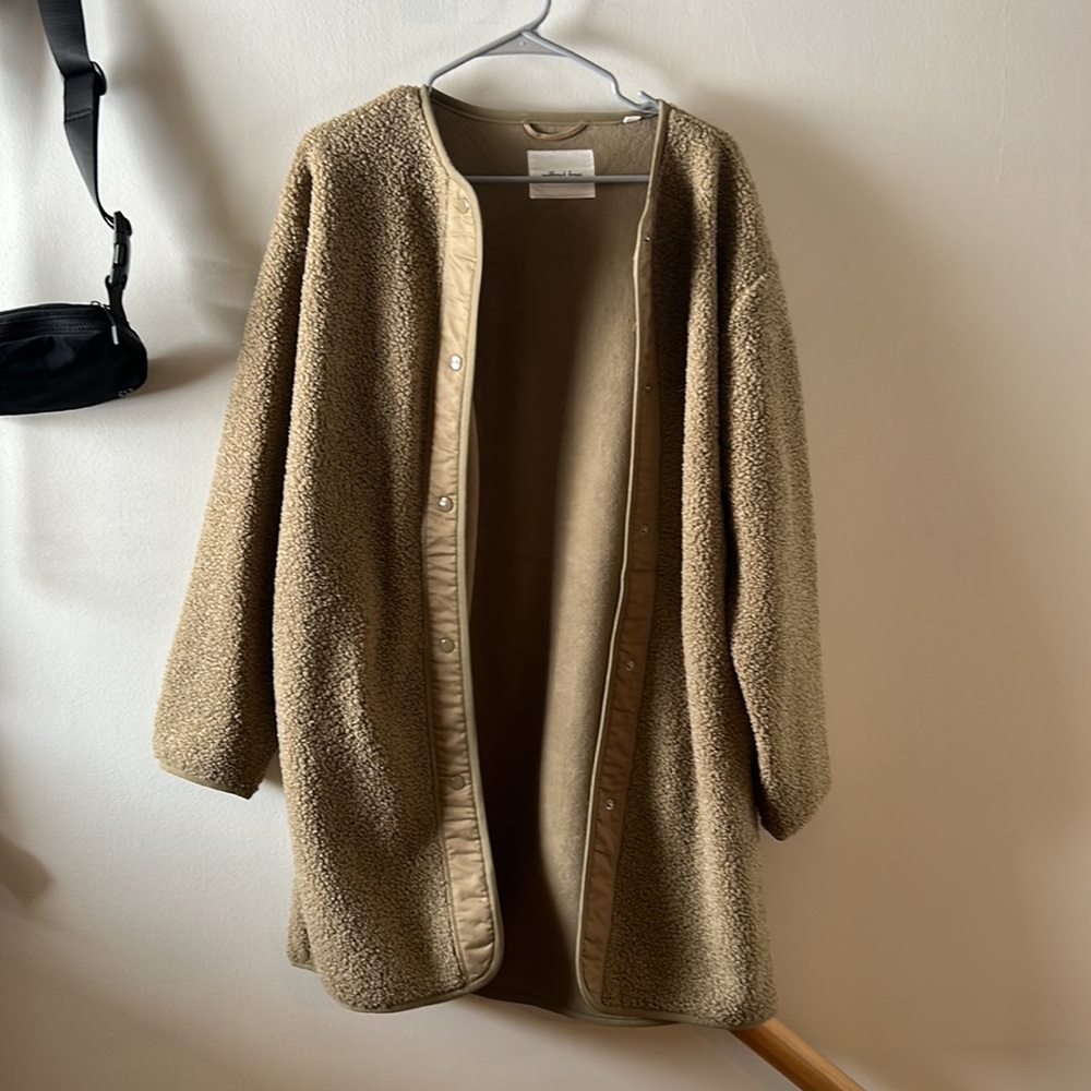 Wilfred Free Sherpa Long Liner Jacket